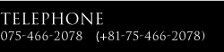 TELEPHONE:075-466-2078